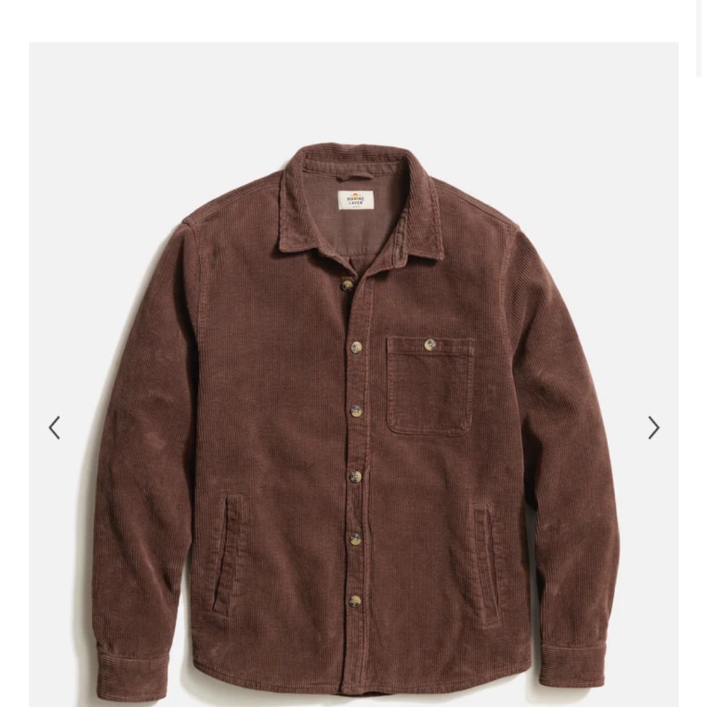 Marine Layer Max Broken In Corduroy Overshirt